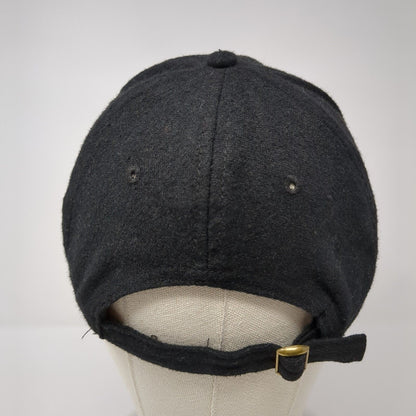 Unbranded Slideback Hat Black One Size Solid Blank 6 Panel Adjustable