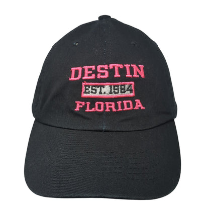 Destin Florida Est. 1984 Slideback Hat Black One Size Embroidered