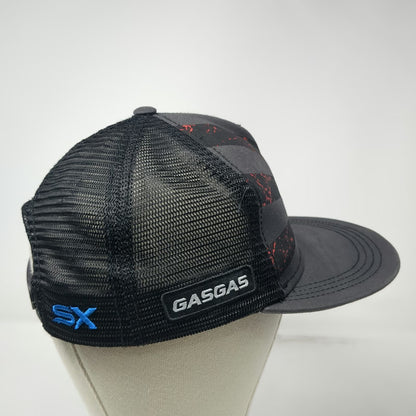 GasGas Justin Barcia 51 Supercross SX Gray Trucker Hat One Size Snapback Racing