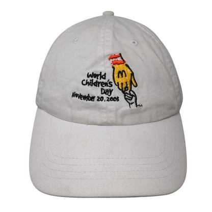 World Children's Day November 20, 2003 Slideback Hat White OS Adjustable Cotton