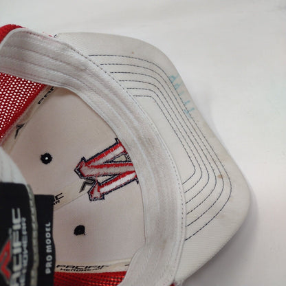 Letter N Fitted Trucker Hat Multi Youth 6 3/8-6 7/8 Mesh Back Colorblock