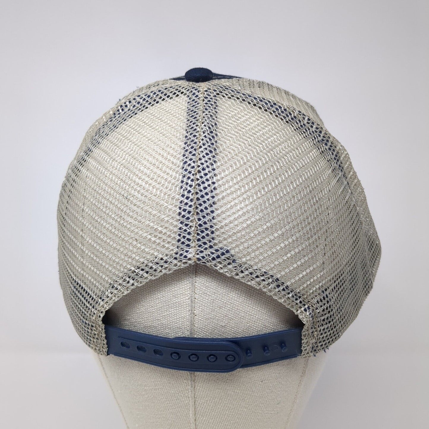 Western Son 10x Distilled Vodka Trucker Hat Blue One Size Mesh Back