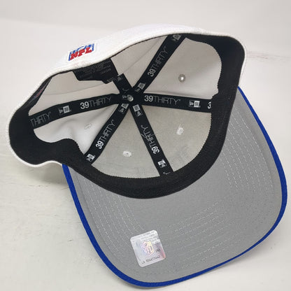 New Era New York Giants NFL Cap Blue White L 39THIRTY Stretch Fit Curved Brim
