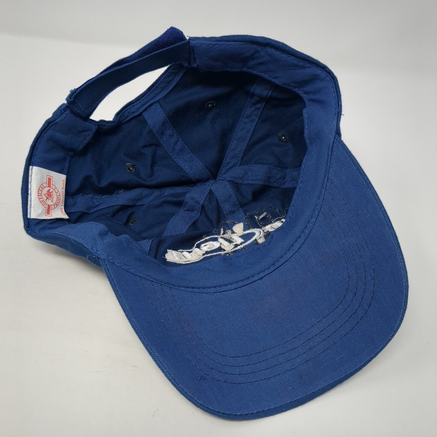 Bud Light 82 Strapback Hat Blue One Size Adjustable Embroidered 6 Panel