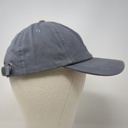 Tommy Bahama Baseball Cap Gray One Size Pink Underbrim Marlin Logo Slideback Hat