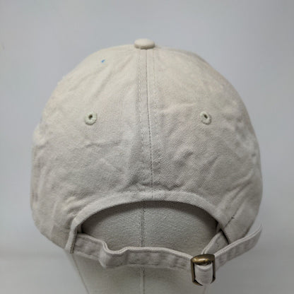 Trinity Slideback Hat Tan OSFM Adjustable Embroidered Cotton Quake City Caps