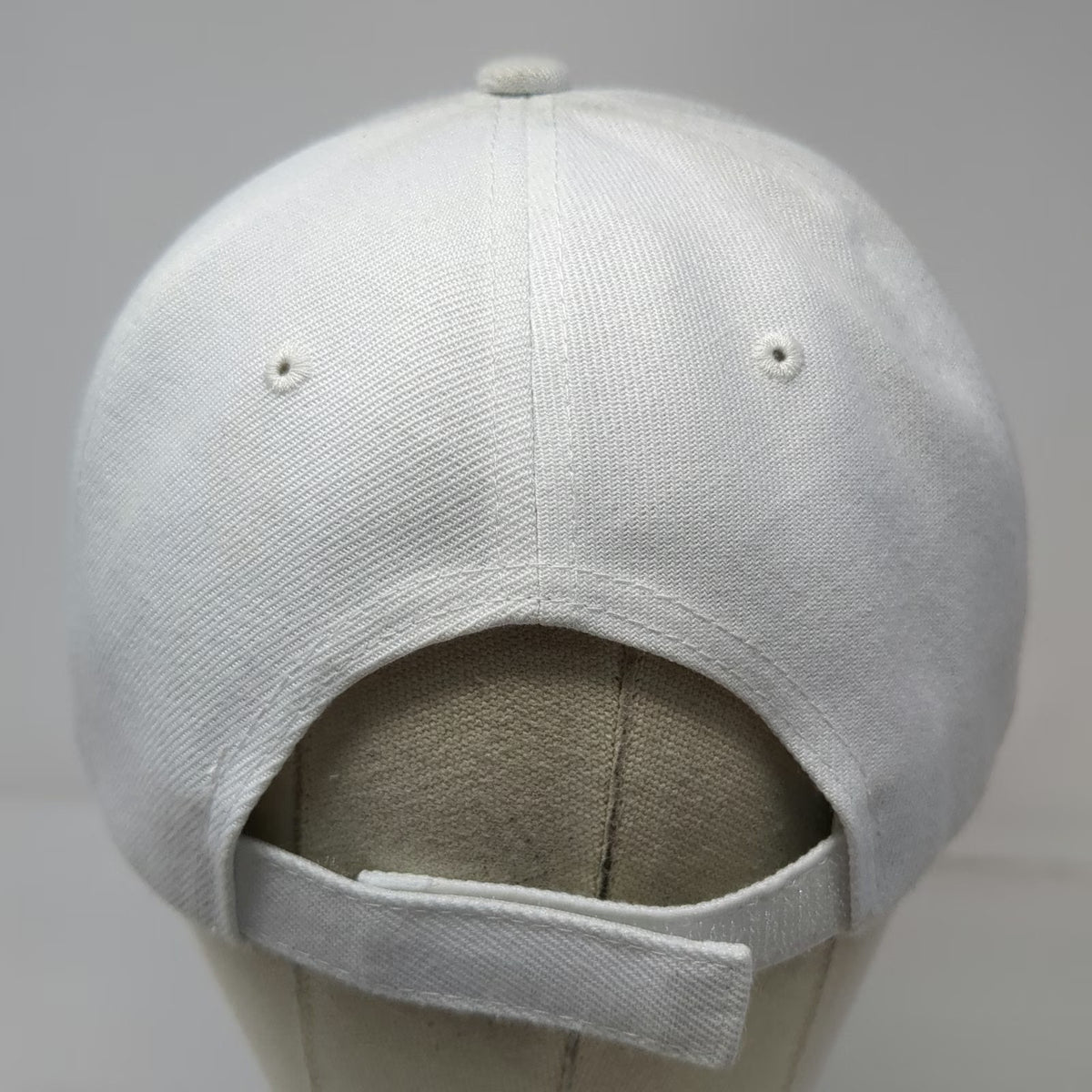 Pro-Troll Fishing White One Size Baseball Cap Strapback Structured Hat Logo