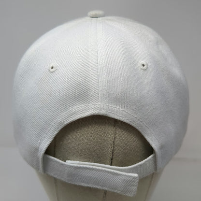 Pro-Troll Fishing White One Size Baseball Cap Strapback Structured Hat Logo