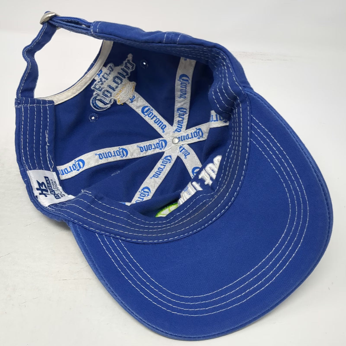 H3 Sportgear Baseball Cap Blue One Size Got Lime Corona Extra Slideback Hat