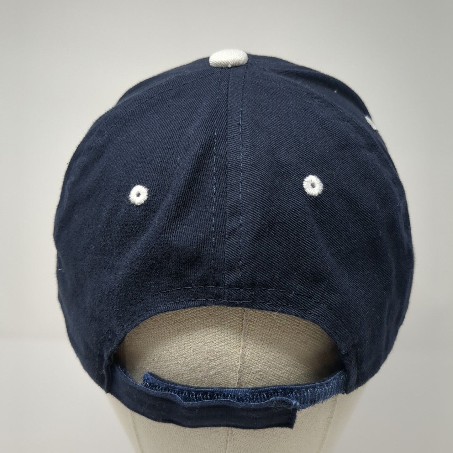 Jarrett Gordon Winter Haven Ford Lincoln Strapback Hat Blue OS Adjustable Cotton