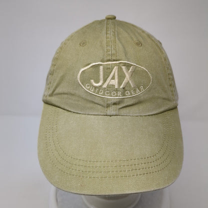 JAX Outdoor Gear Slideback Hat Tan One Size Adjustable Anvil 6 Panel