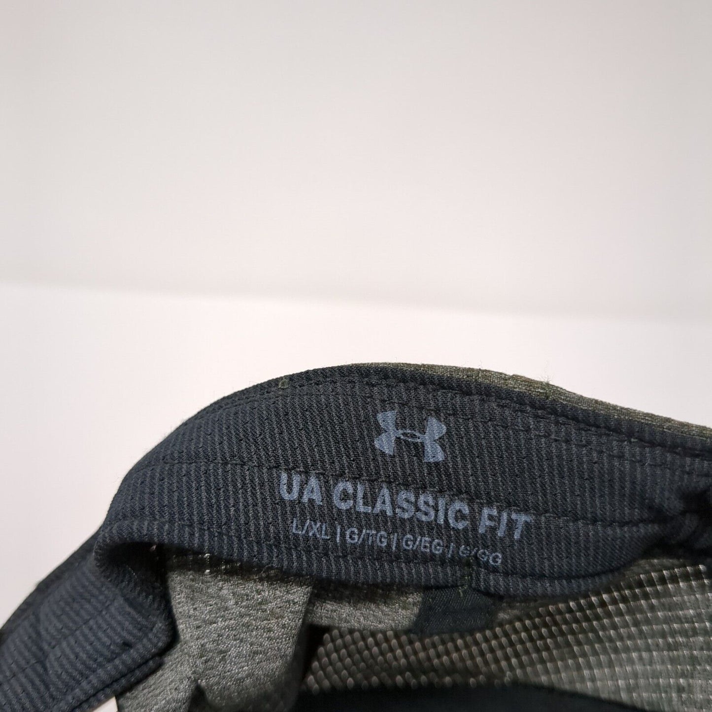 Under Armour Fitted Hat Green L/XL Classic Fit Coldswitch 6 Panel Polyester