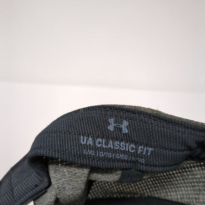 Under Armour Fitted Hat Green L/XL Classic Fit Coldswitch 6 Panel Polyester