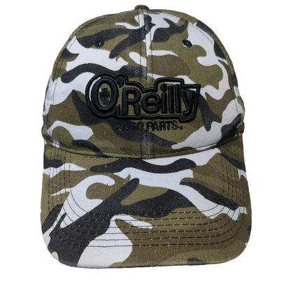 O'Reilly Auto Parts Baseball Cap Green Camo One Size Strapback Hat Corporate