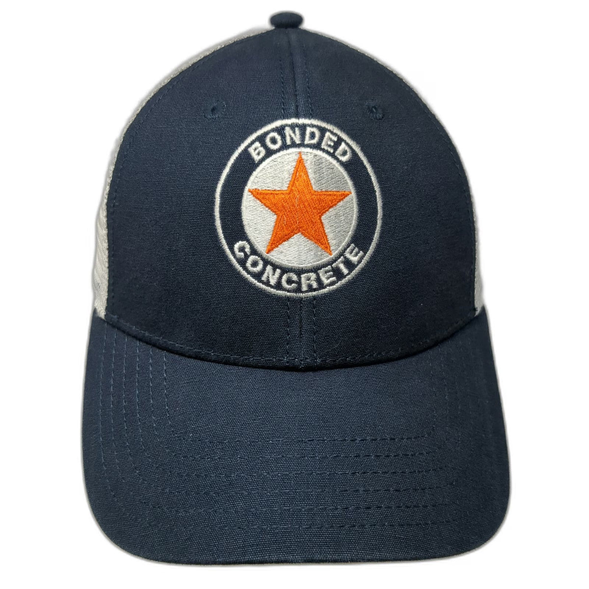 The North Face Trucker Hat Blue One Size Bonded Concrete Star Mesh Snapback