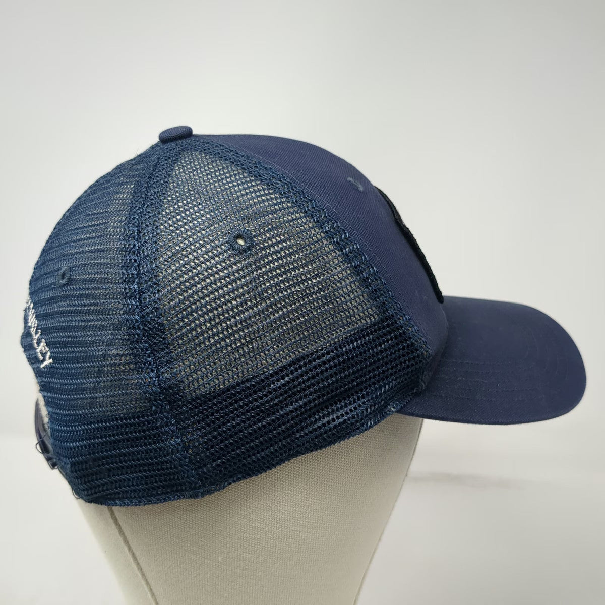 Carhartt Trucker Hat Blue One Size Mesh Santa Ynez Valley Vineyard Pig Patch