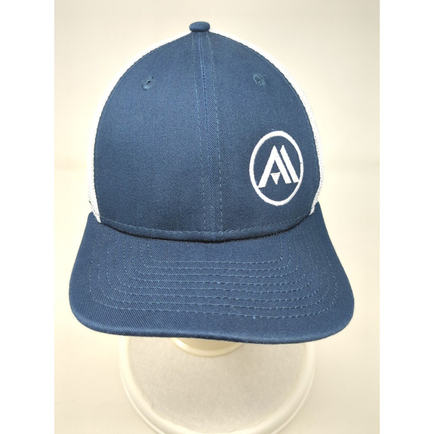 New Era Snapback Mesh Back Trucker Hat Blue One Size Inspire Hope