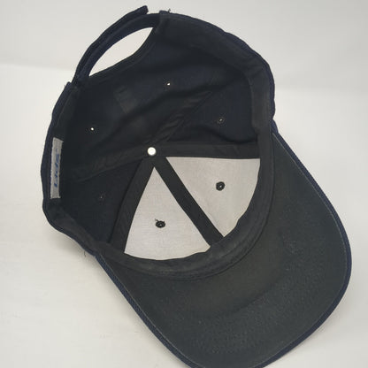 Lids Strapback Baseball Cap Blue One Size Adjustable Vented Holes 6 Panel Blank