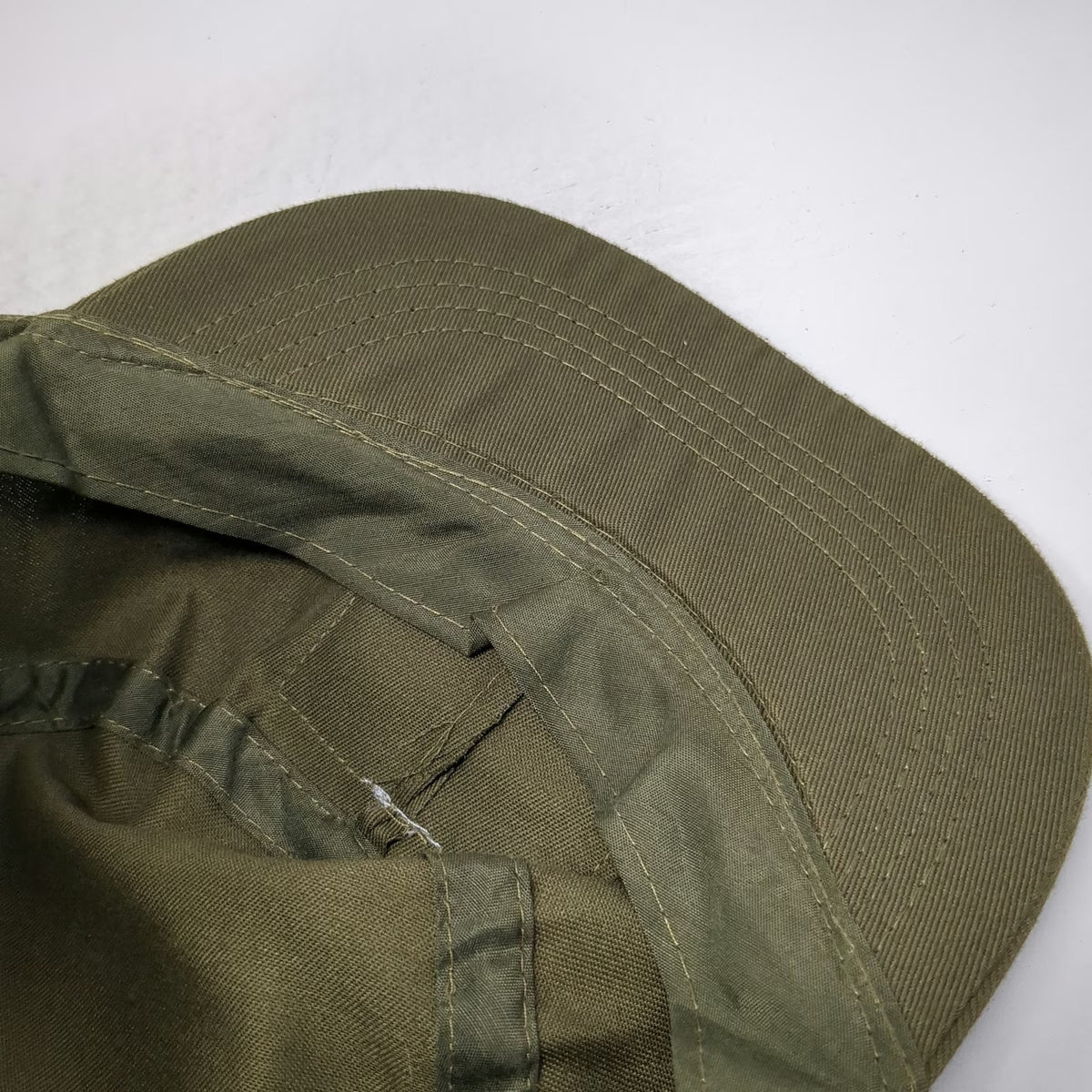 Teetot & Co. Army Cap Green One Size American Flag Patch Polyester Strapback Hat