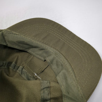 Teetot & Co. Army Cap Green One Size American Flag Patch Polyester Strapback Hat
