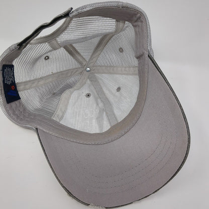 Kinda Sweet Kinda Savage Strapback Trucker Hat Gray One Size Mesh Back