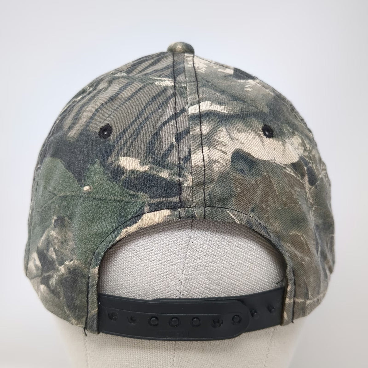 Outdoor Cap Snapback Gray Green One Size Mossy Oak Camo TP Patch Hunting Hat