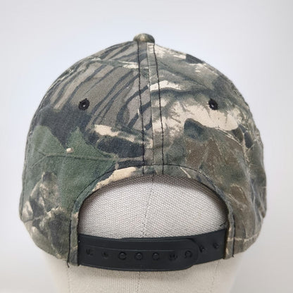 Outdoor Cap Snapback Gray Green One Size Mossy Oak Camo TP Patch Hunting Hat