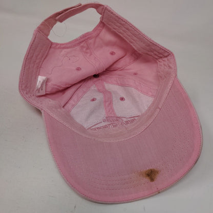 Team Realtree Strapback Hat Pink OSFM Adjustable Embroidered 6 Panel Cotton
