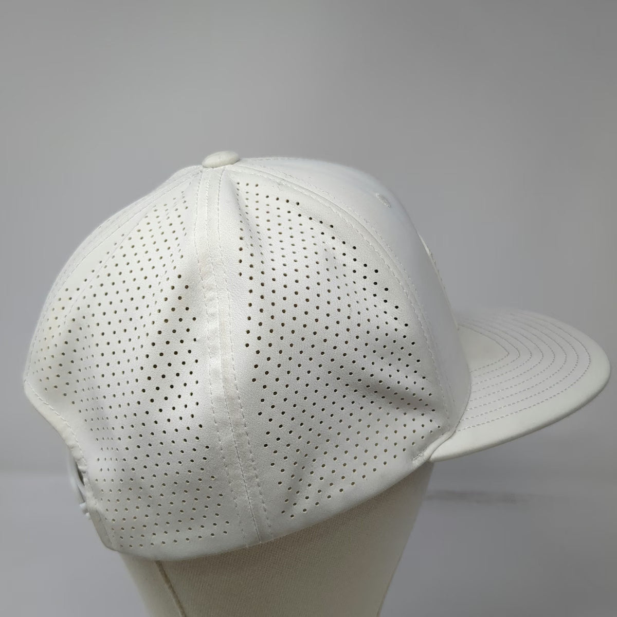 Branded Bills Trucker Hat White One Size American Flag Elite Classic Snapback
