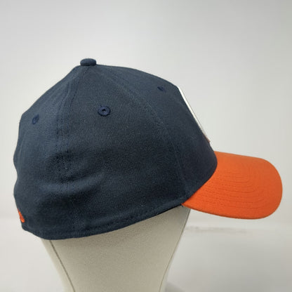 Chicago Bears NFL New Era XL Blue Orange 39THIRTY Stretch Curved Brim Cap Hat