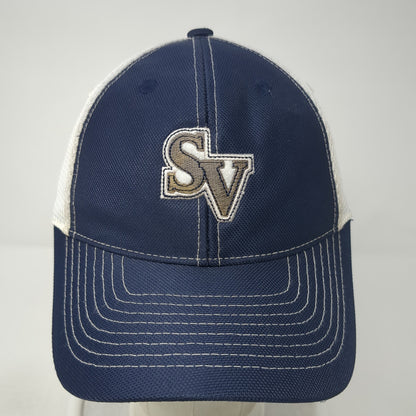 SV Sun Valley Idaho Strapback Hat Blue One Size Colorblock Imperial
