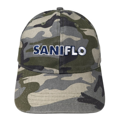 Saniflo Strapback Baseball Cap Multicolor One Size Adjustable Camouflage 6 Panel