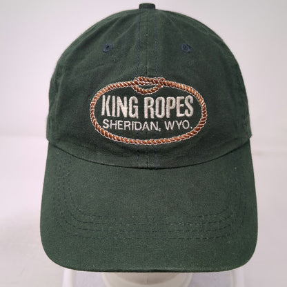 Imperial King Ropes Sheridan Wyo Baseball Cap Green One Size Made in USA Hat