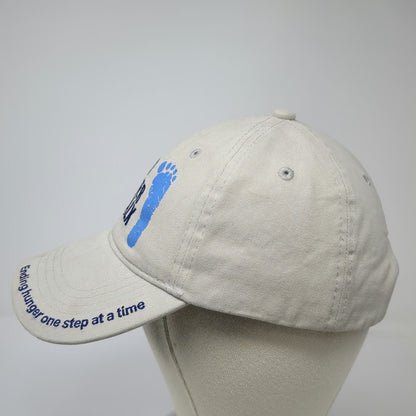 Church World Service Slideback Baseball Cap Gray One Size CROP Hunger Walk Hat