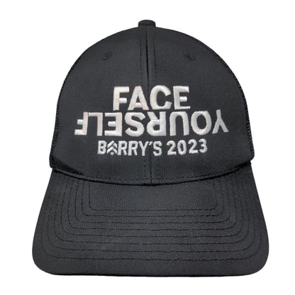 Face Yourself Barry's 2023 Snapback Mesh Back Trucker Hat Black Adult
