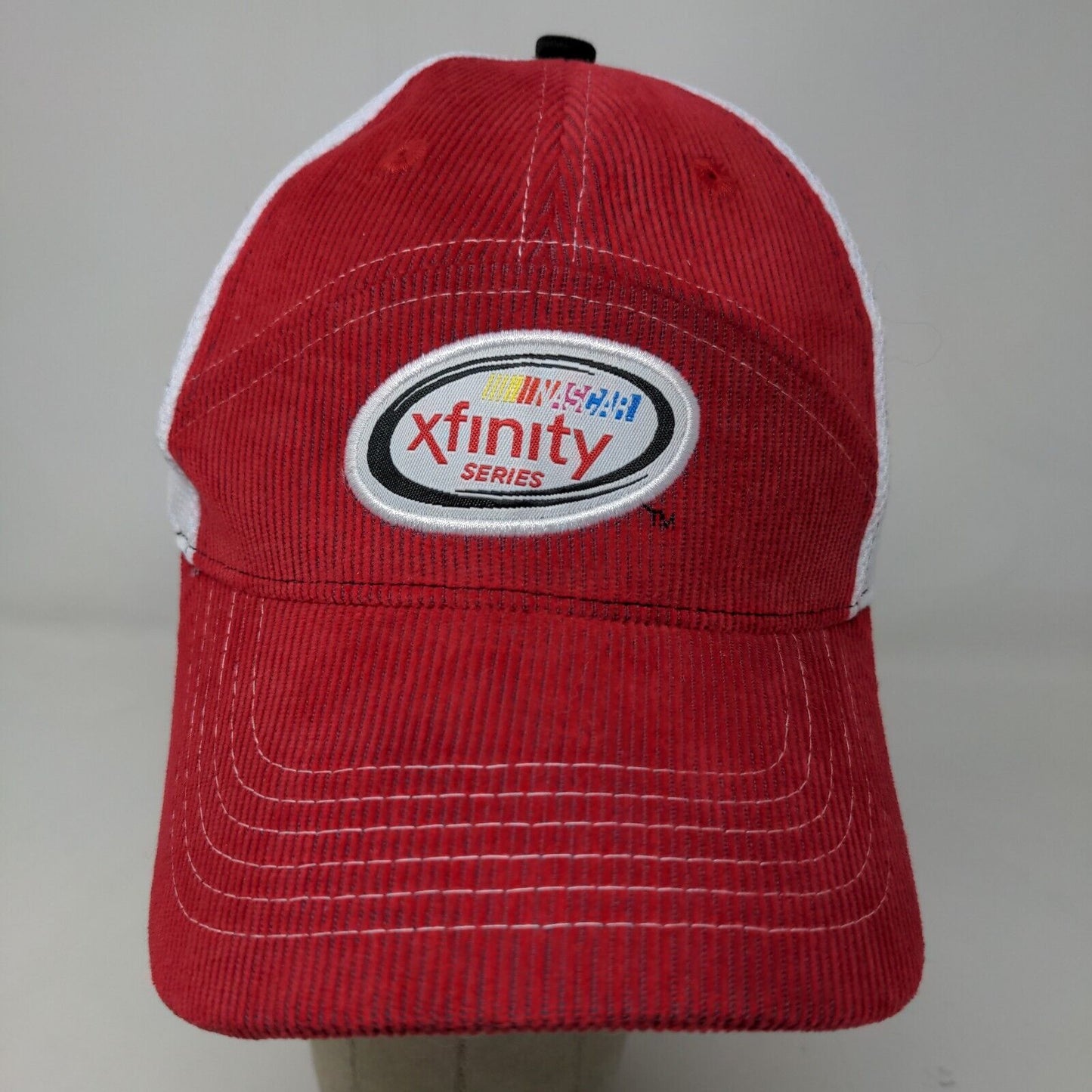 NASCAR Xfinity Comcast Series Men's Strapback Hat Red White NBC Logo