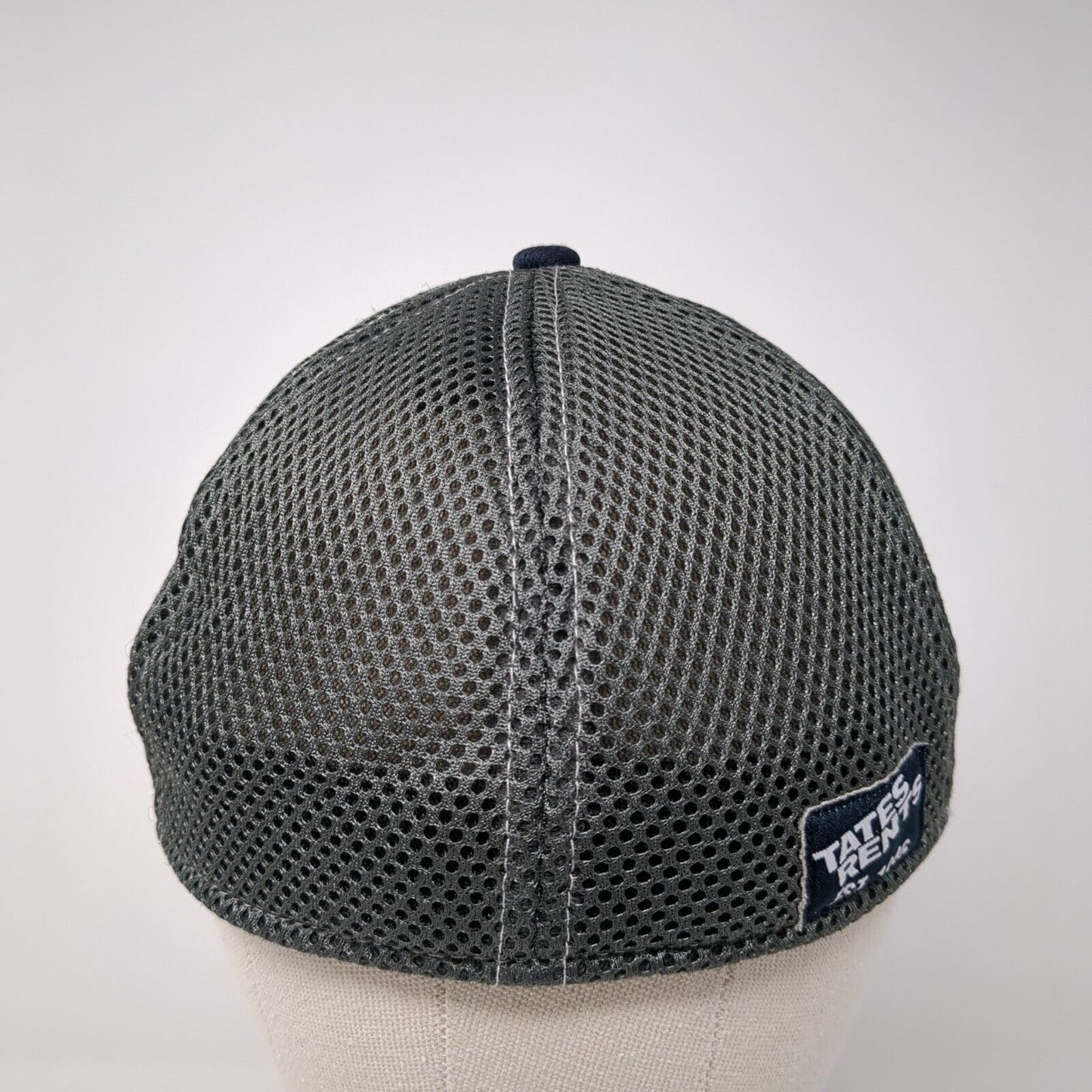 Tates Rent Fitted Trucker Hat Multicolor M/L Embroidered Mesh Back 6 Panel Q3