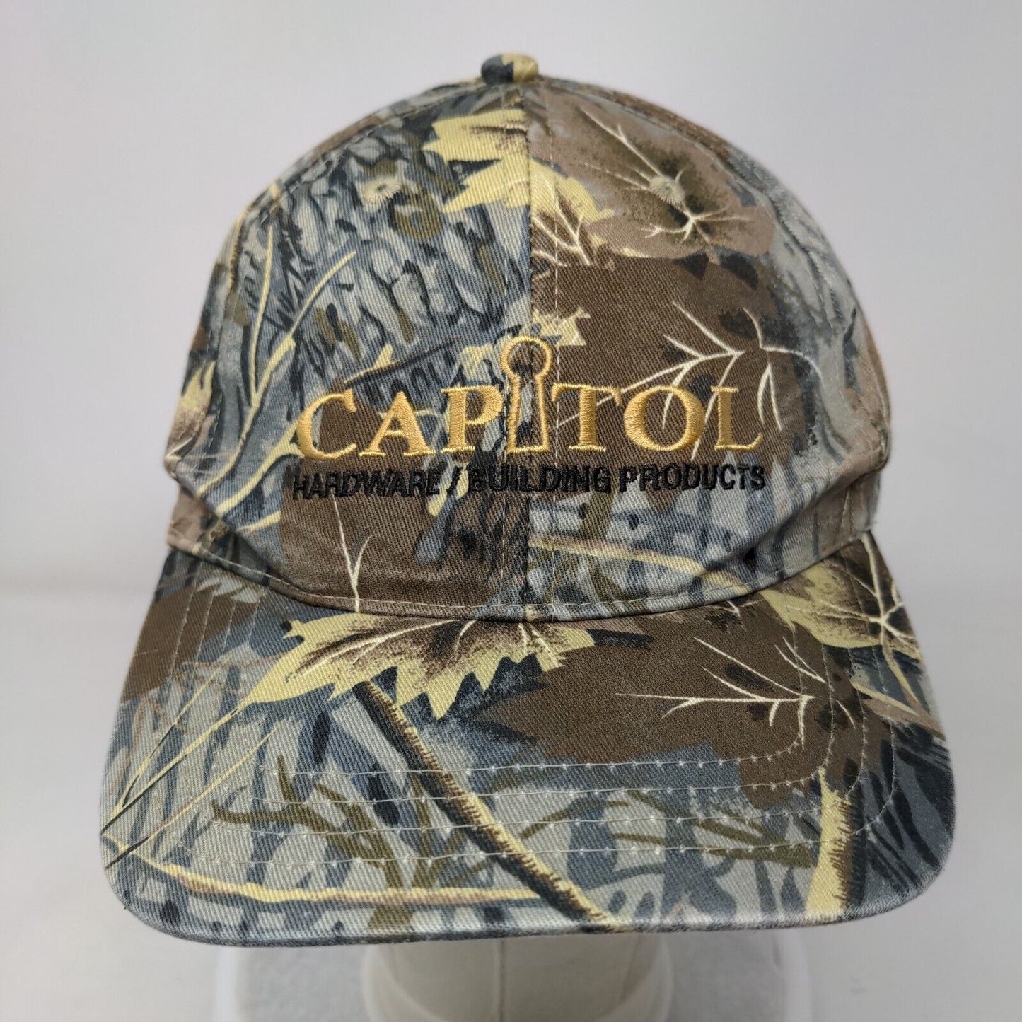 Capitol Hardware Building Products Slideback Hat Camouflage OSFA Embroidered