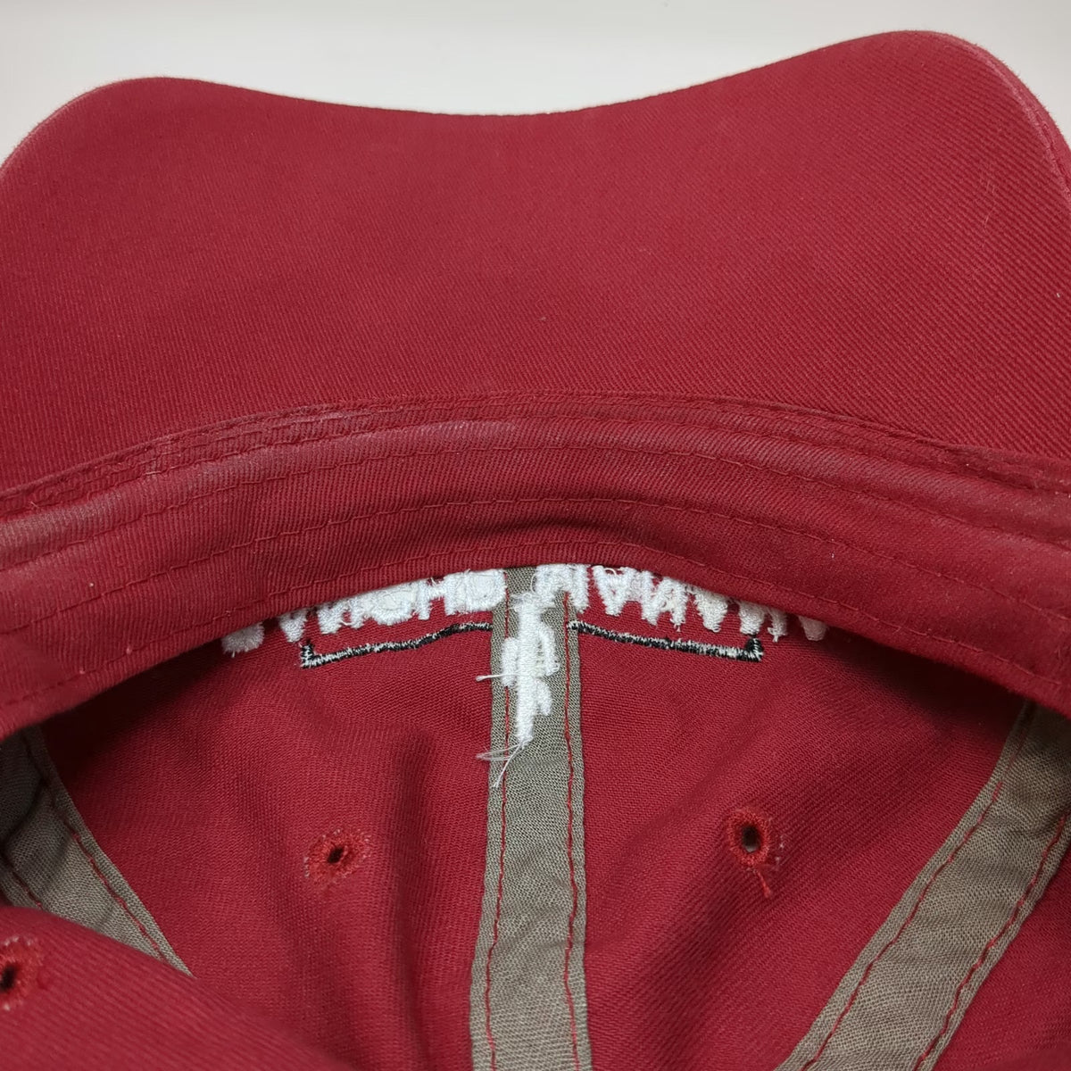Ouray Baseball Cap Red One Size Strapback Rancho Manana Cactus Cave Creek AZ Hat