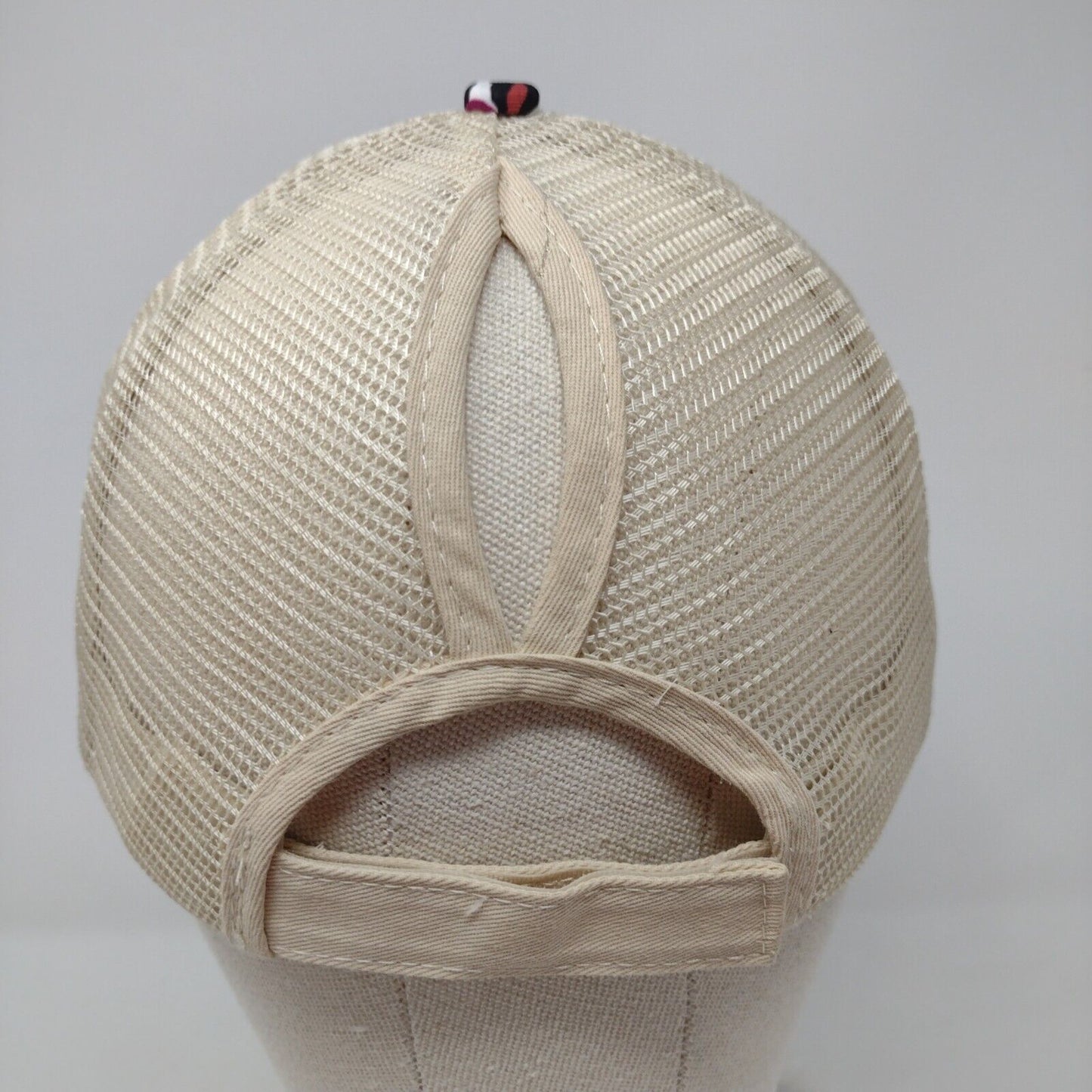 Sunflower Leopard Print Strapback Trucker Hat Multi OSFA Ponytail