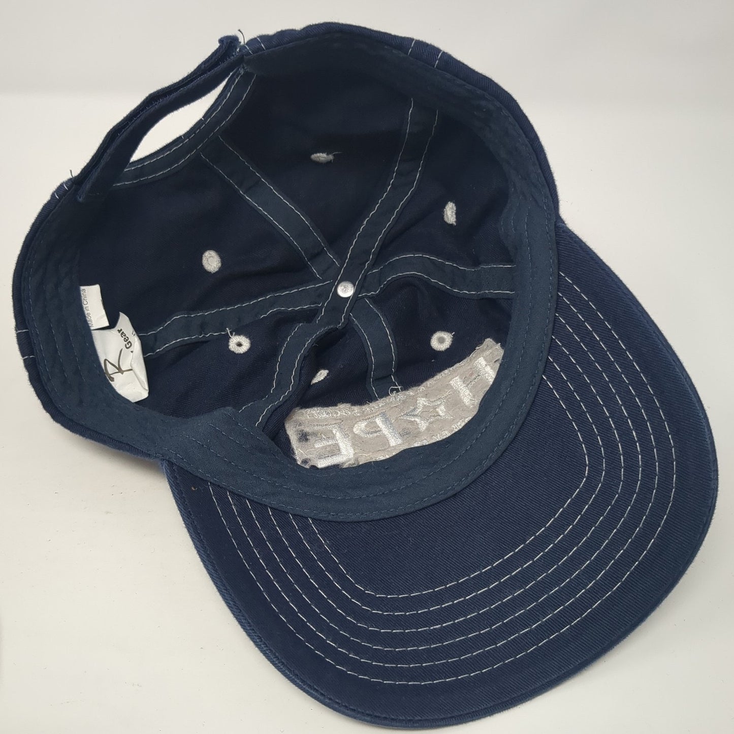 American Cancer Society Hope Strapback Hat Blue One Size Adjustable