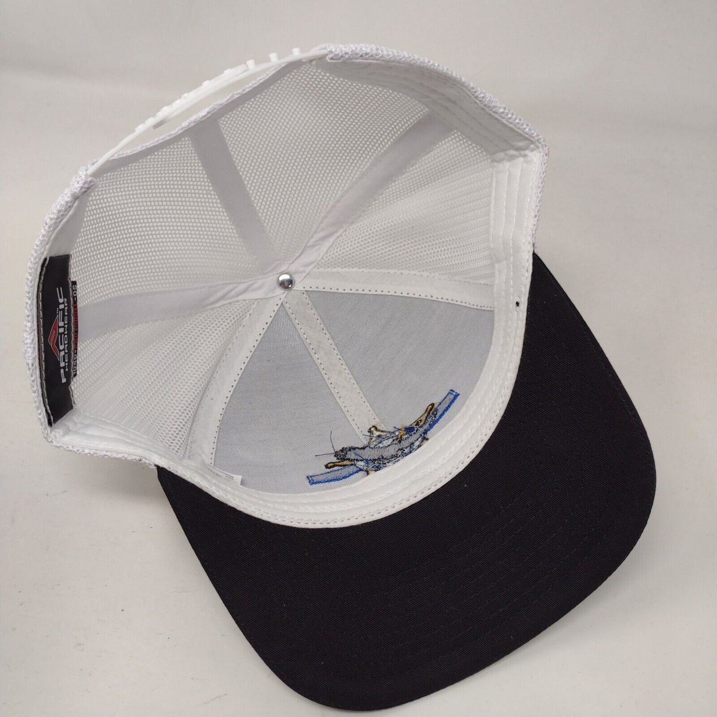 Idaho Peace Officers Memorial Snapback Trucker Hat Black OSFA Mesh Back