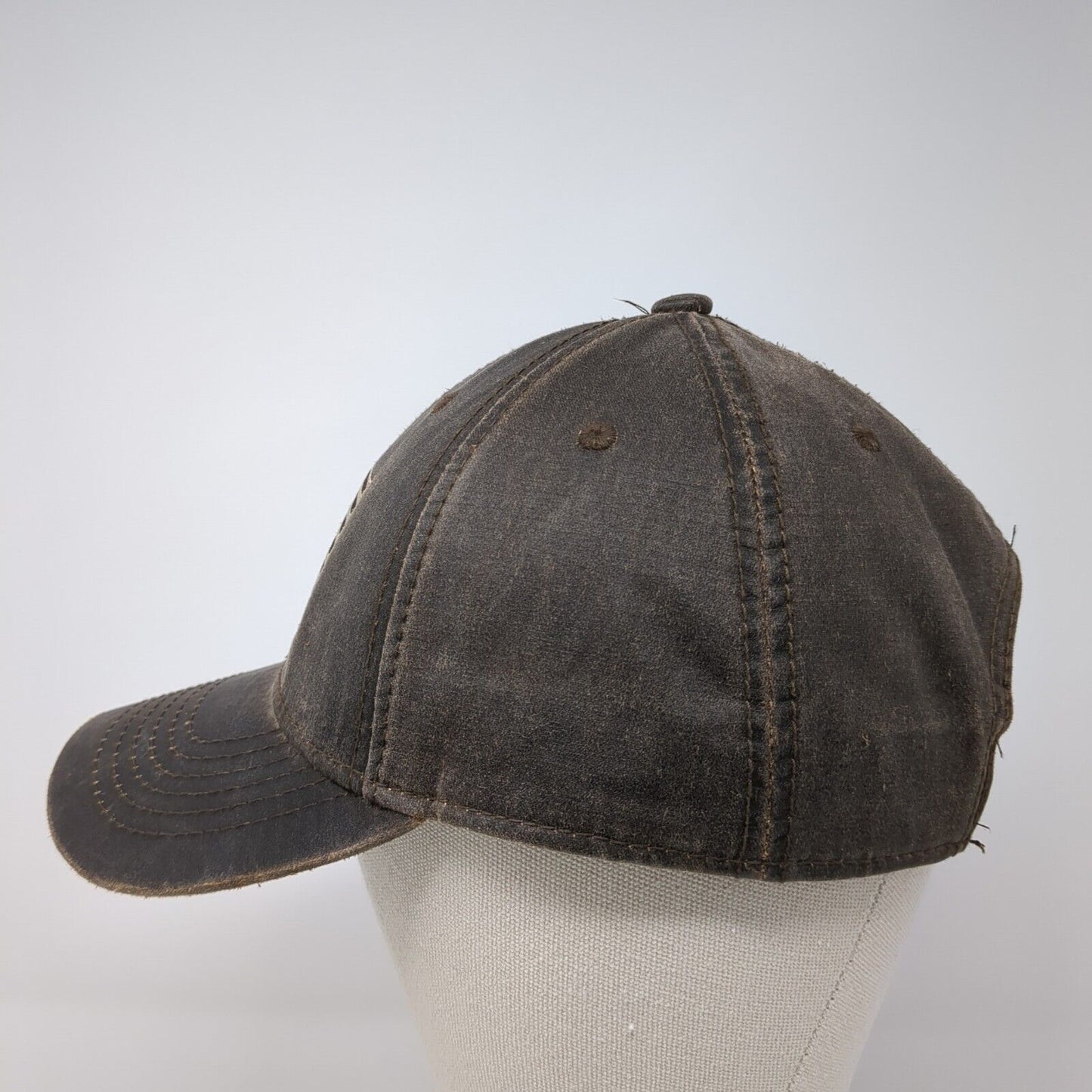 Colorado USA Flag Strapback Hat Brown One Size Embroidered Jacobson