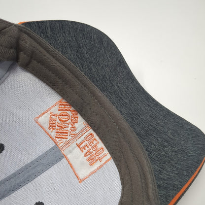 The Home Depot Strapback Hat Gray One Size Embroidered Team Depot