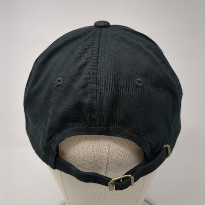 ER Slideback Hat Black One Size Adjustable Embroidered The Classics Yupoong