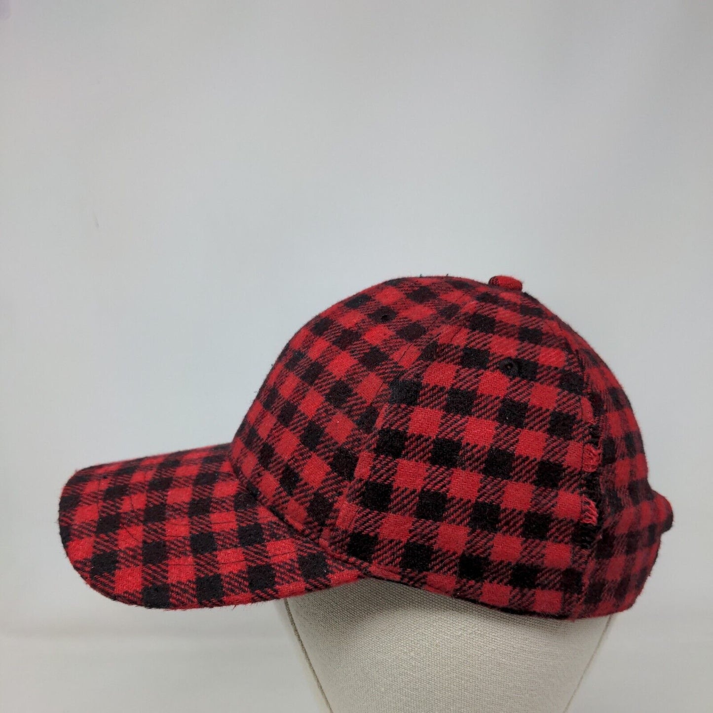 Unbranded Slideback Hat Multicolor OSFM Adjustable Buffalo Check Blank 6 Panel