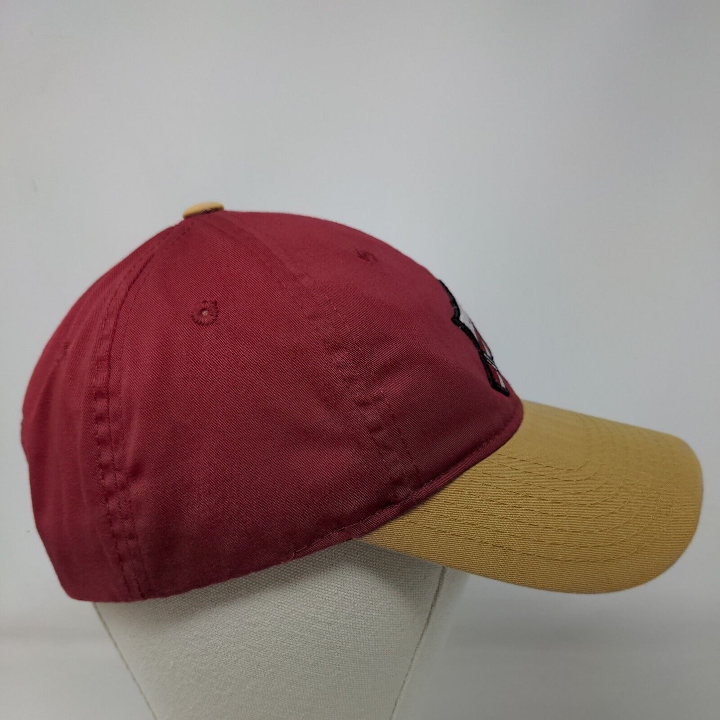 OC Sports Men's Strapback Hat Red OSFM Embroidered Florida State Seminoles Logo