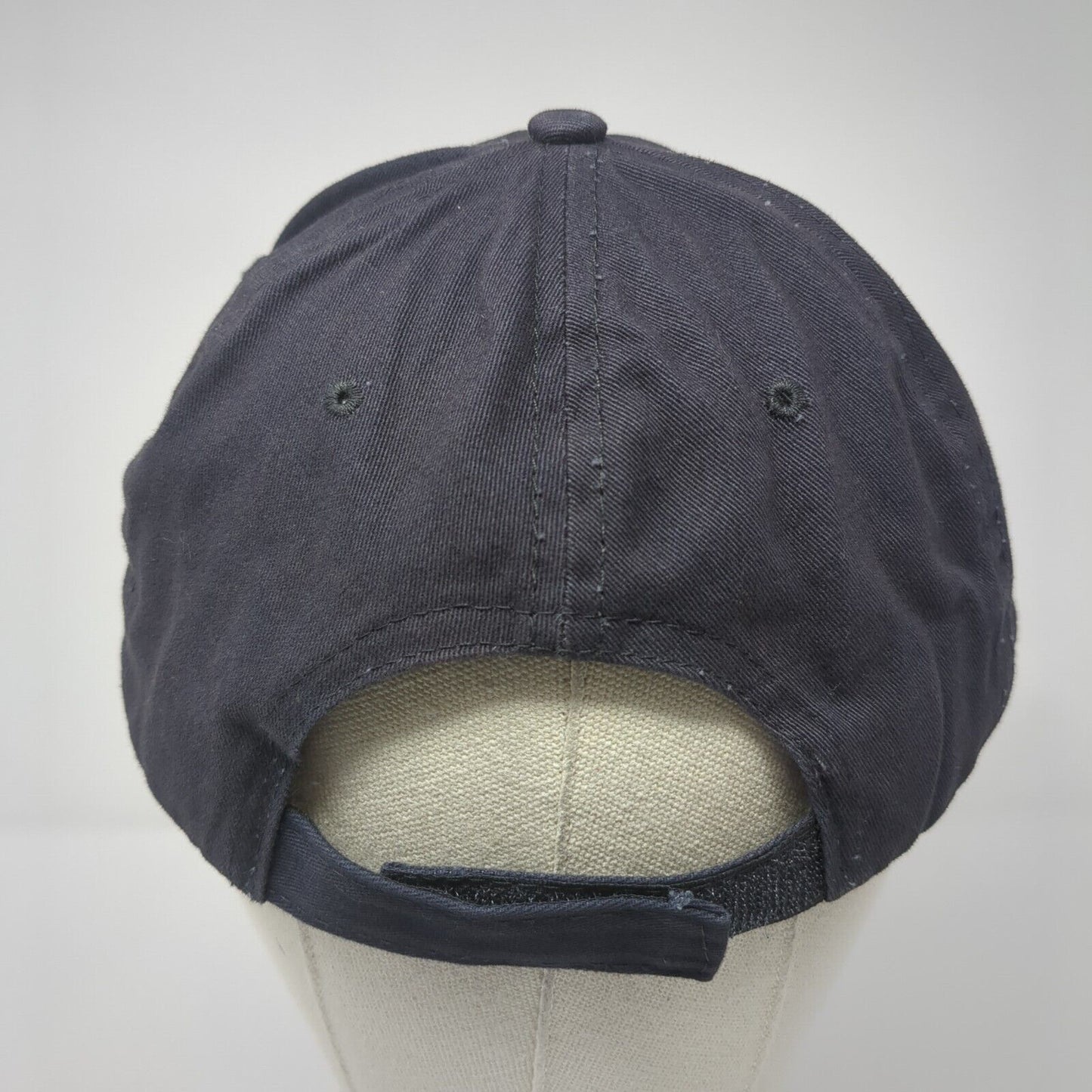 D.L. Evans Bank Strapback Hat Blue One Size Adjustable Embroidered Cap America