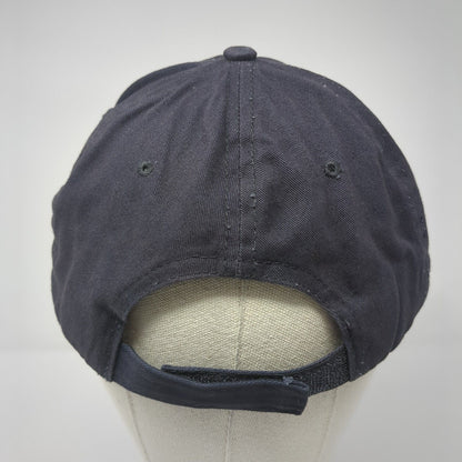 D.L. Evans Bank Strapback Hat Blue One Size Adjustable Embroidered Cap America
