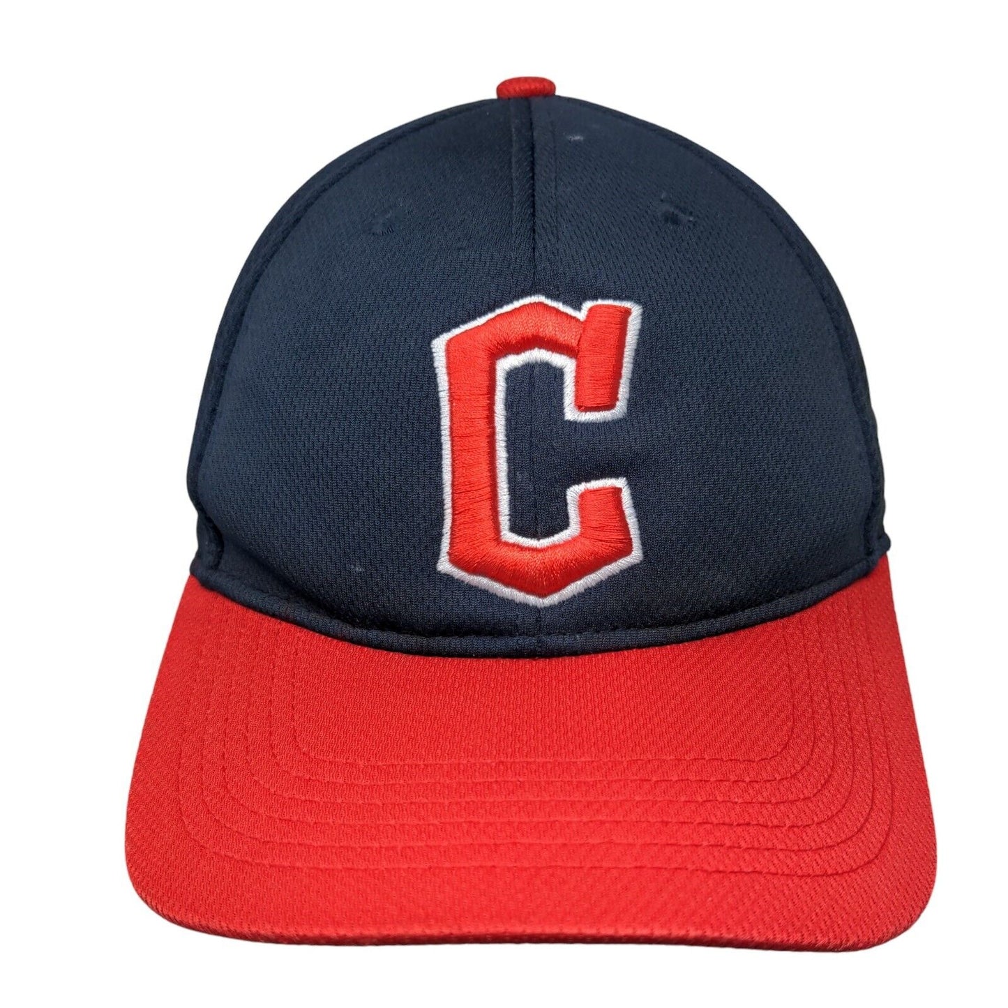 Cleveland Guardians Strapback Hat Red Blue OSFM Embroidered Logo MLB